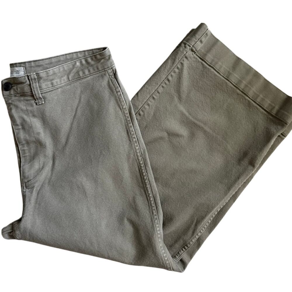 Madewell Emmett Wide-Leg Crop Pants in‎ Surplus Size 31 - Picture 10 of 10